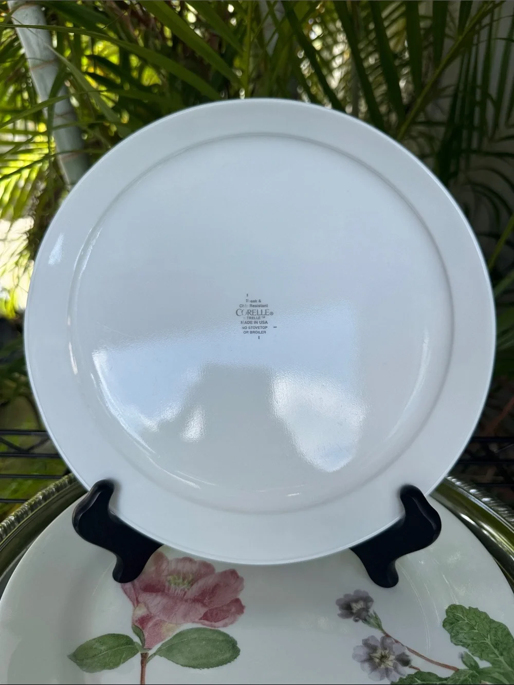 Corelle Camellia Set Of 4 Dinner Plates 10 1/4” USA